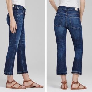 Citizens of Humanity Drew Crop Flare High Waisted Jean, Size 24.